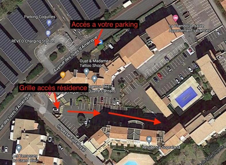 Le Sopraland 419, T2 Climatise, Piscine, Parking Διαμέρισμα Agde Εξωτερικό φωτογραφία
